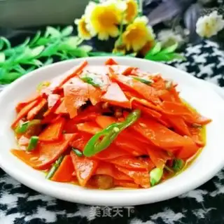 Make Fried carrots step 9