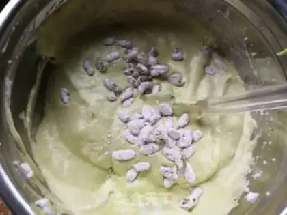 Make Spinach steam cake step 9