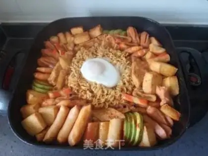 Make The Korean army fire pot step 9