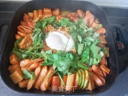 Make The Korean army fire pot step 10