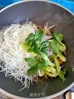 Make Shrimp rice powder step 7