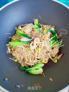Make Shrimp rice powder step 9