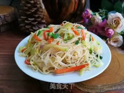 Make The rice noodles step 7