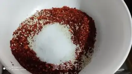 Make Spicy oil step 4
