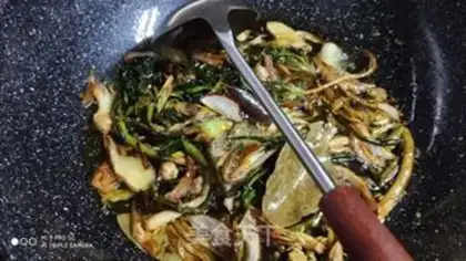 Make Spicy oil step 7