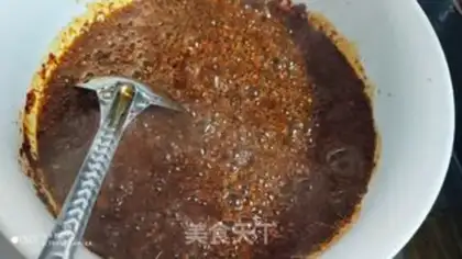 Make Spicy oil step 12