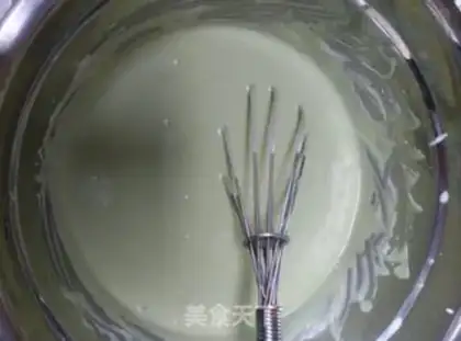 Make Tea cream mousse step 11