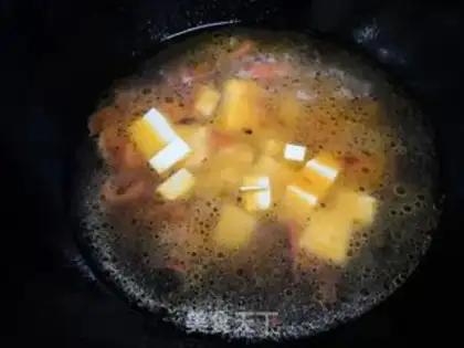 Make Tomato tofu soup step 4