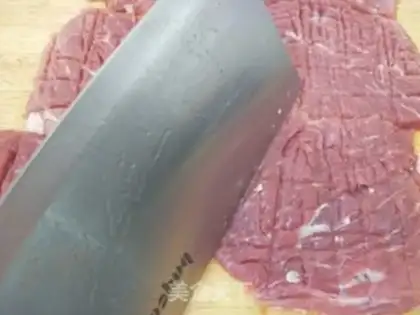 Make Pork chop burger step 7