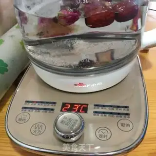Make Rose palm tea step 1