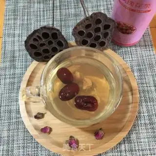 Make Rose palm tea step 4