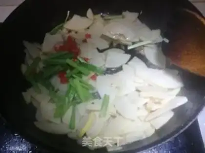 Make Spring fried meat step 6
