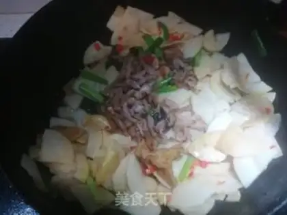 Make Spring fried meat step 8