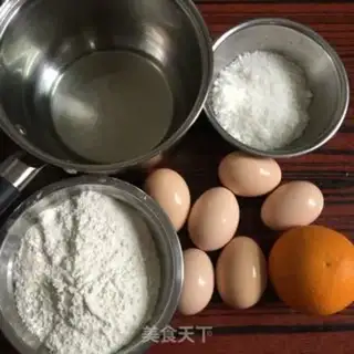 Make Orange sponge cake step 0