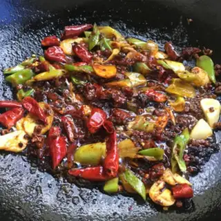 Make Black tofu stewed by the Malo Gang step 6