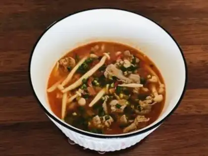 Make Sour soup, fat cow step 6