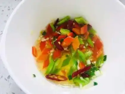 Make Frozen needle mushrooms step 2