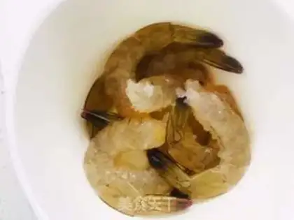 Make Shrimp tofu step 1