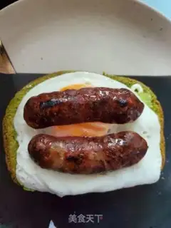 Make Egg sausage sandwich step 6