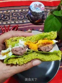 Make Egg sausage sandwich step 13