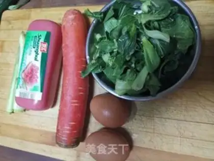 Make Carrot green breakfast step 0