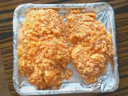 Make Fancy cheese chicken chops step 9