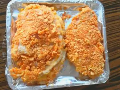 Make Fancy cheese chicken chops step 11