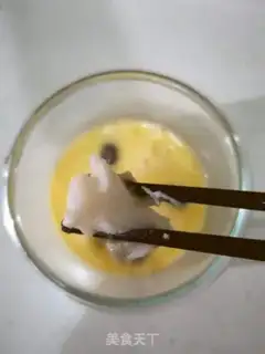 Make Flower clams and eggs step 1
