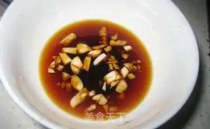 Make Garlic back shrimp step 1