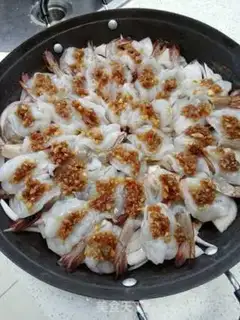 Make Garlic back shrimp step 3