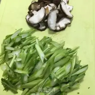Make Flaming mushrooms step 1
