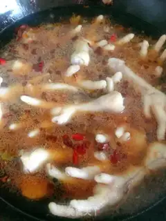 Make Chicken claws, potatoes step 2