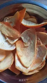 Make Sweet orange piping step 1