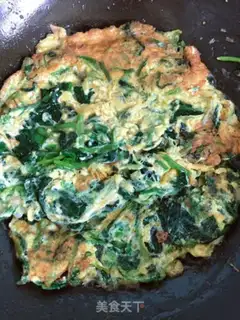 Make Spinach omelet step 4