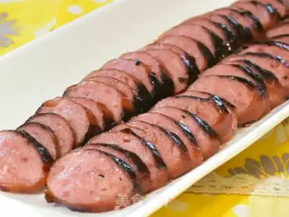 Make Charcoal barbeque smoky sausage step 2