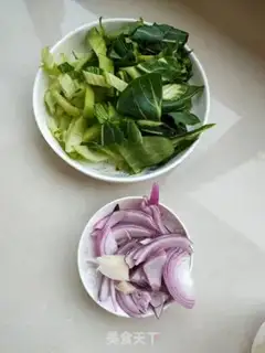 Make Tofu shrimp fried vegetables step 1