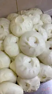 Make Onion beef buns step 21