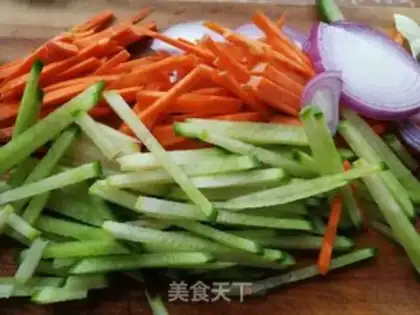 Make The rice noodles step 2