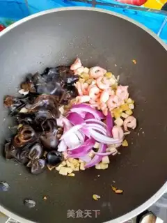 Make Tofu shrimp fried vegetables step 8