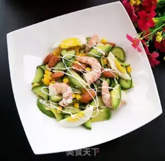 Make Cream shrimp salad step 9