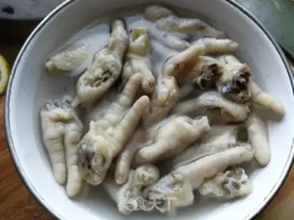 Make Sour lemon chicken claws step 4