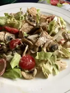 Make A sip of chicken double-fried salad step 21