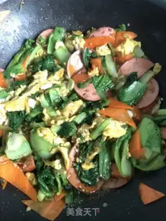 Make Egg and ham noodles step 5