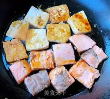 Make Burn the salmon tofu step 8