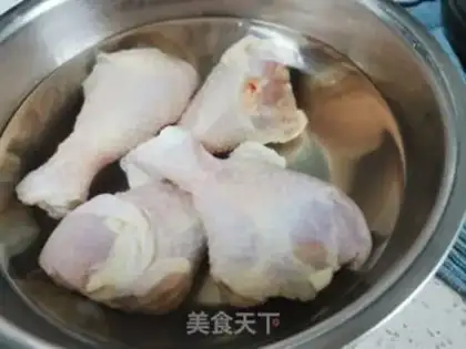 Make Chicken legs and eggs step 2