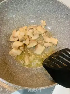 Make Garlic beans dry the pot step 2