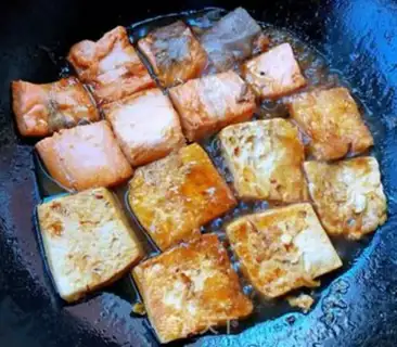 Make Burn the salmon tofu step 9