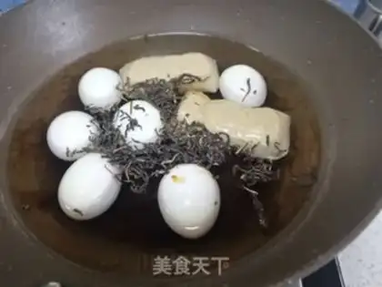 Make Chicken legs and eggs step 5