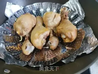 Make Chicken legs and eggs step 7