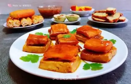 Make Burn the salmon tofu step 14